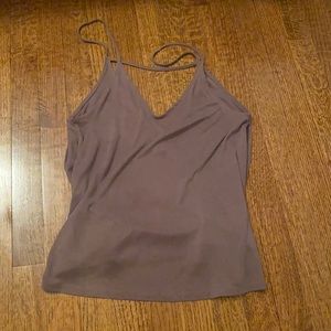 Women’s low neck low back tank top